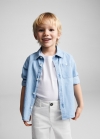Mango Pantalón chino algodón - Blanco