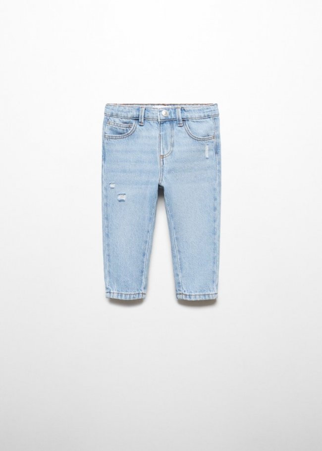 Mango Jeans regular fit - Azul claro