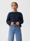 Mango Jeans wideleg - Azul medio