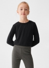 Mango Leggings micro pata de gallo - Gris antracita
