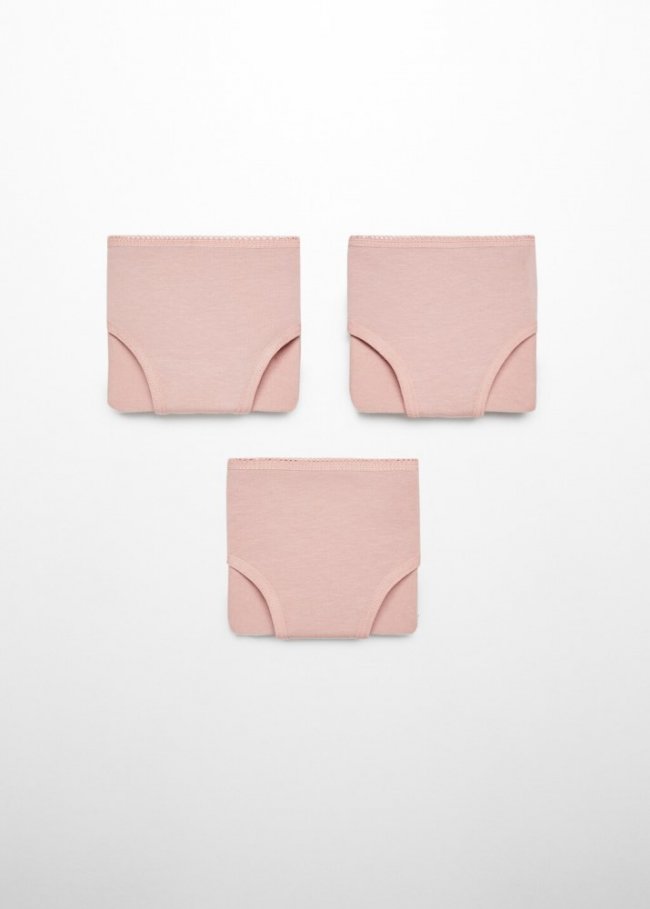 Mango Pack 3 braguitas básicas - Nude
