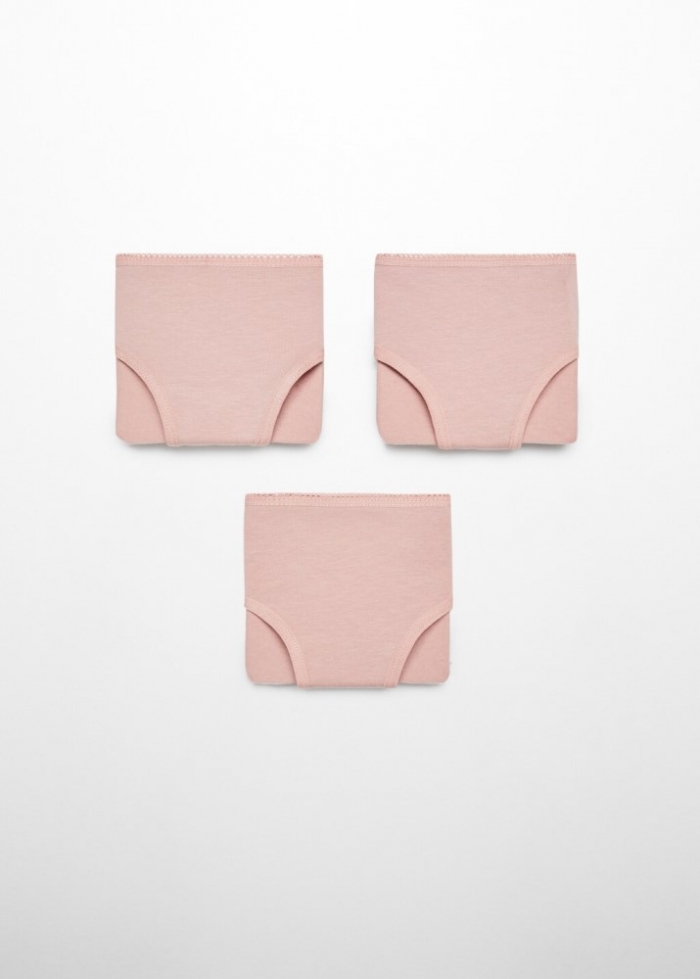 Mango Pack 3 braguitas básicas - Nude