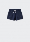 Mango Short jogger algodón - Azul marino