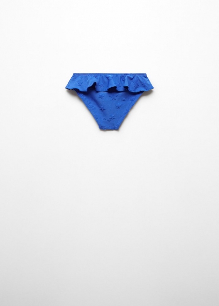 Mango Braguita bikini estampada - Azul eléctrico