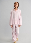 Mango Pijama largo rayas - Rosa