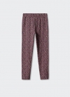 Mango Leggings algodón estampados - Rosa