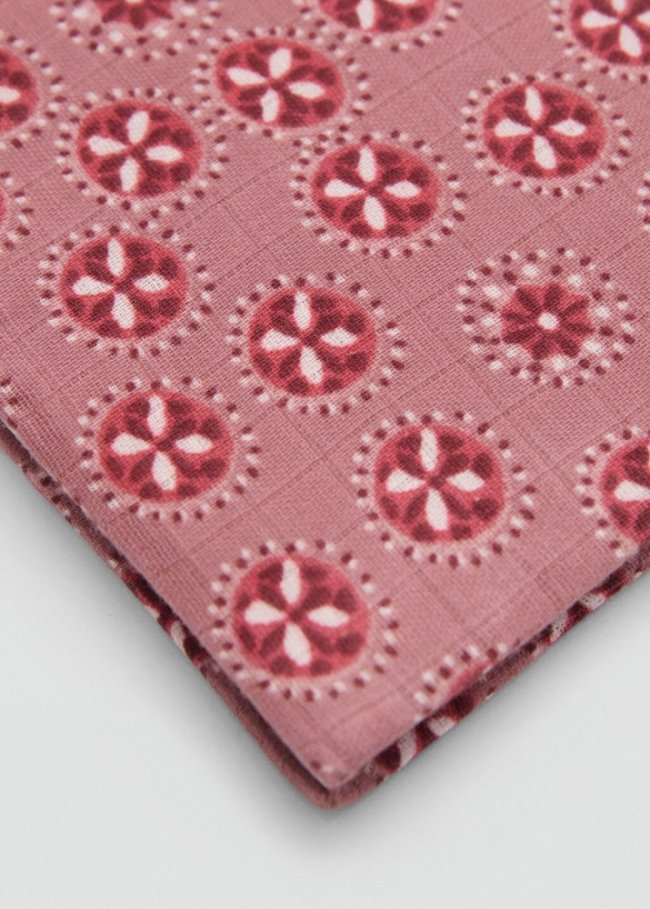 Mango Libreta estampada - Rosa