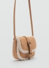Mango Bolso borreguito - Arena