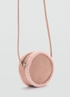 Mango Bolso pequeño redondo - Rosa palo