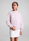 Mango Sudadera algodón estampada - Morado claro/pastel