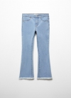 Mango Jeans flare terminaciones deshilachadas - Azul medio