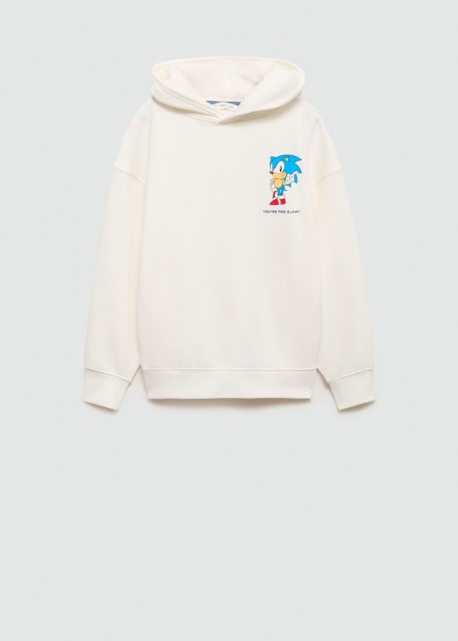 Mango Sudadera Sonic - Blanco roto