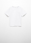 Mango Camiseta básica algodón - Blanco