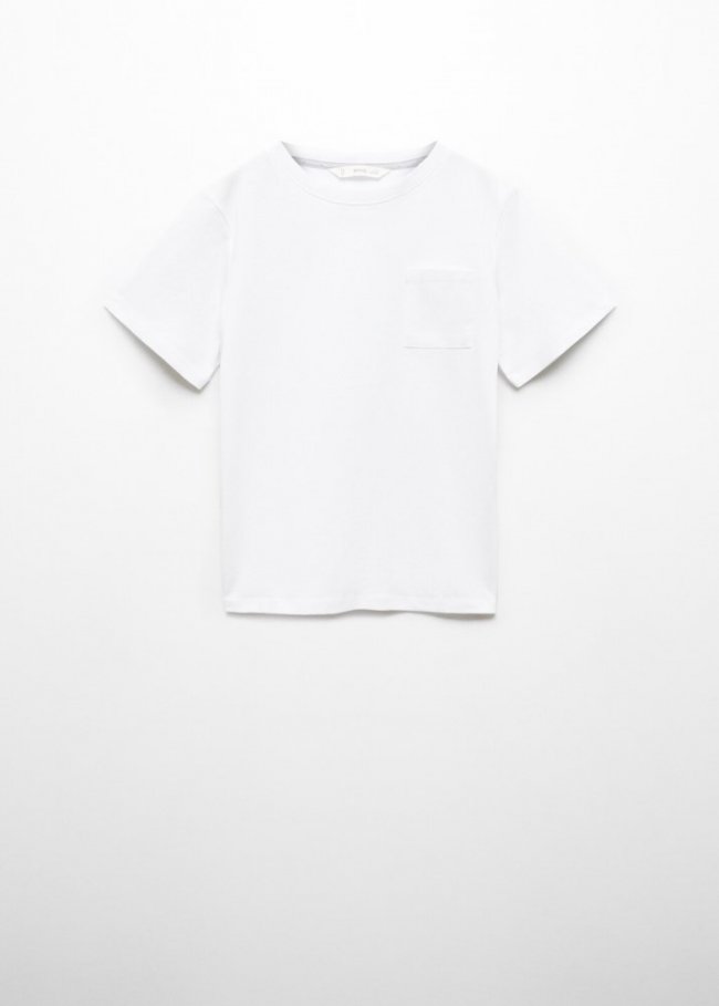Mango Camiseta básica algodón - Blanco