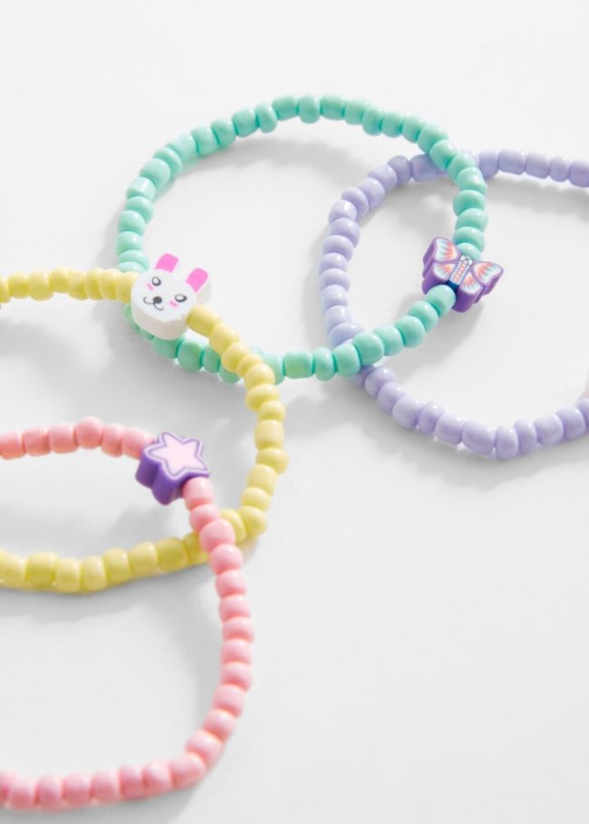 Mango Pack 4 pulseras - Rosa