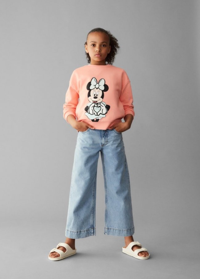 Mango Sudadera Minnie Mouse - Rojo coral