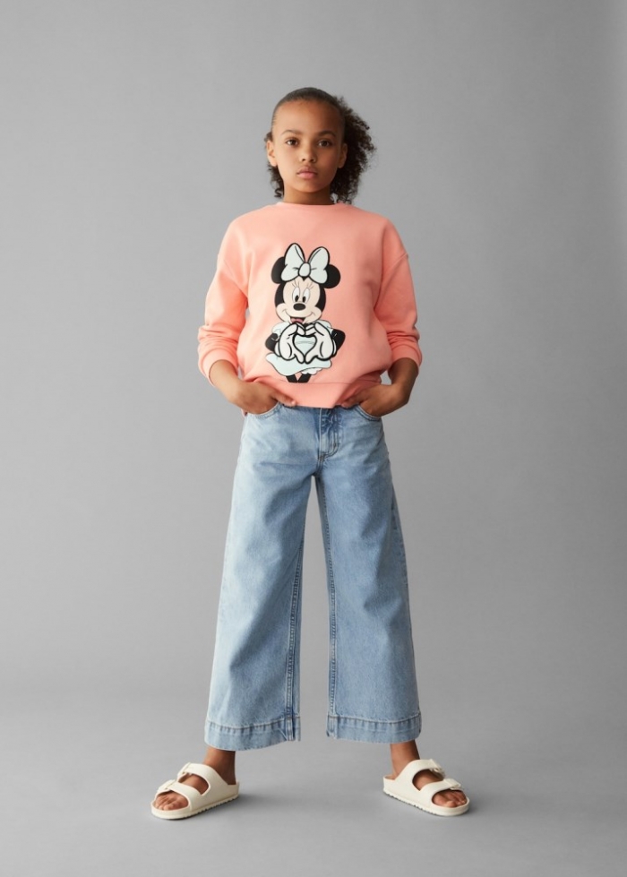 Mango Sudadera Minnie Mouse - Rojo coral