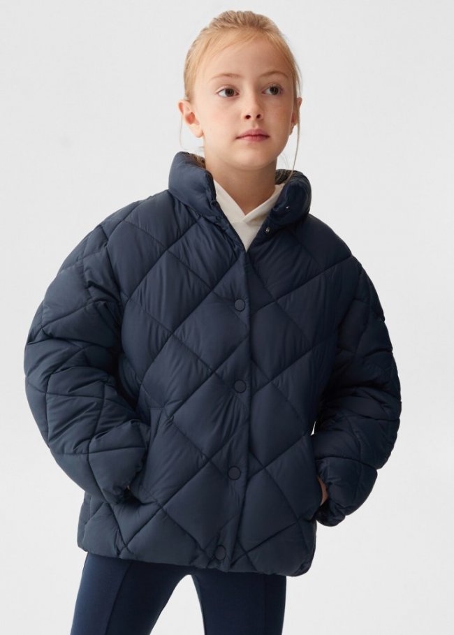 Mango Anorak acolchado - Azul marino