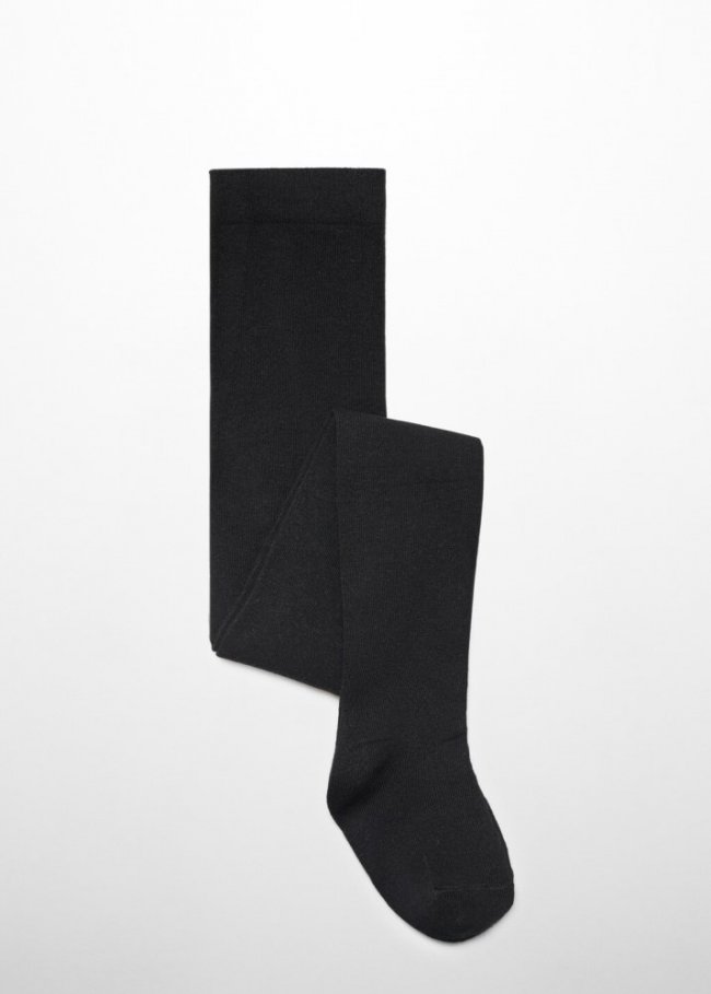 Mango Medias algodón - Negro