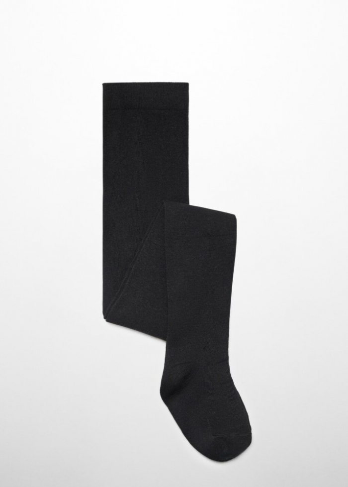 Mango Medias algodón - Negro