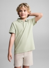 Mango Polo 100% algodón - Khaki
