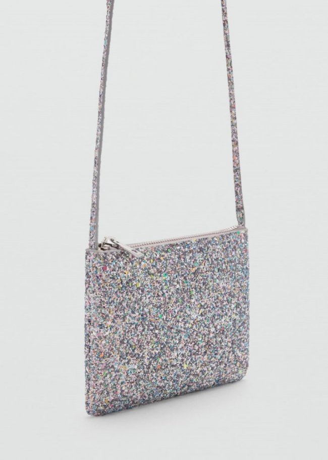 Mango Bolso purpurina - Rosa