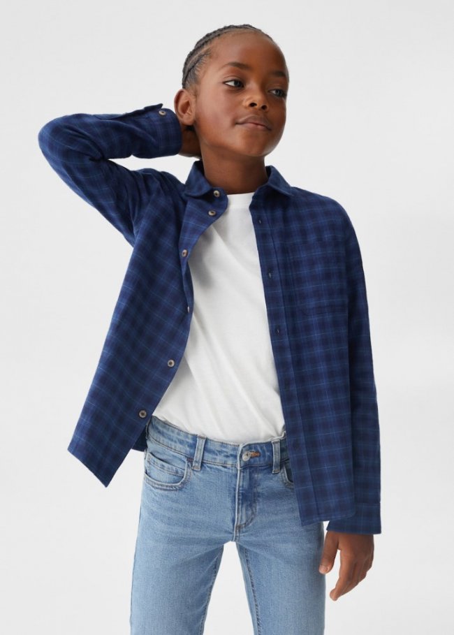 Mango Jeans slim fit - Azul medio