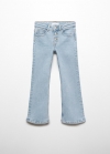 Mango Jeans flare botones - Azul claro