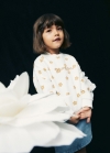 Mango Sudadera estampado floral - Blanco roto