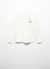 Mango Camiseta estampado dinosaurio - Blanco roto