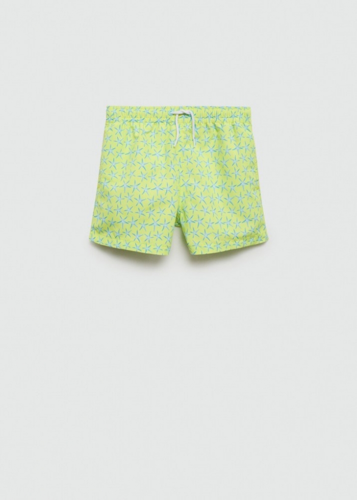 Mango Bañador estampado estrellas - Amarillo