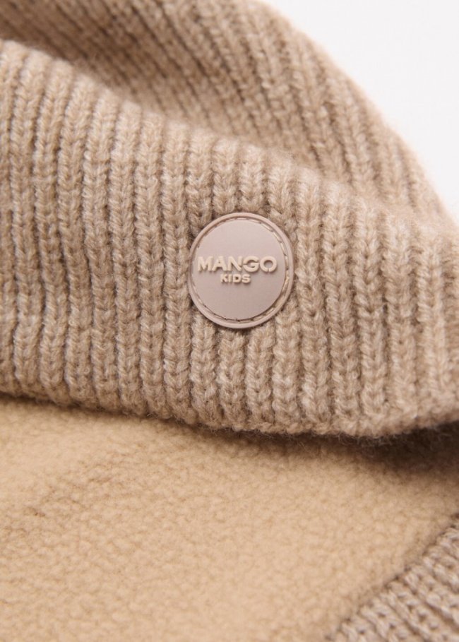 Mango Bufanda punto - Arena