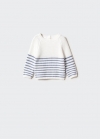 Mango Jersey punto rayas - Azul