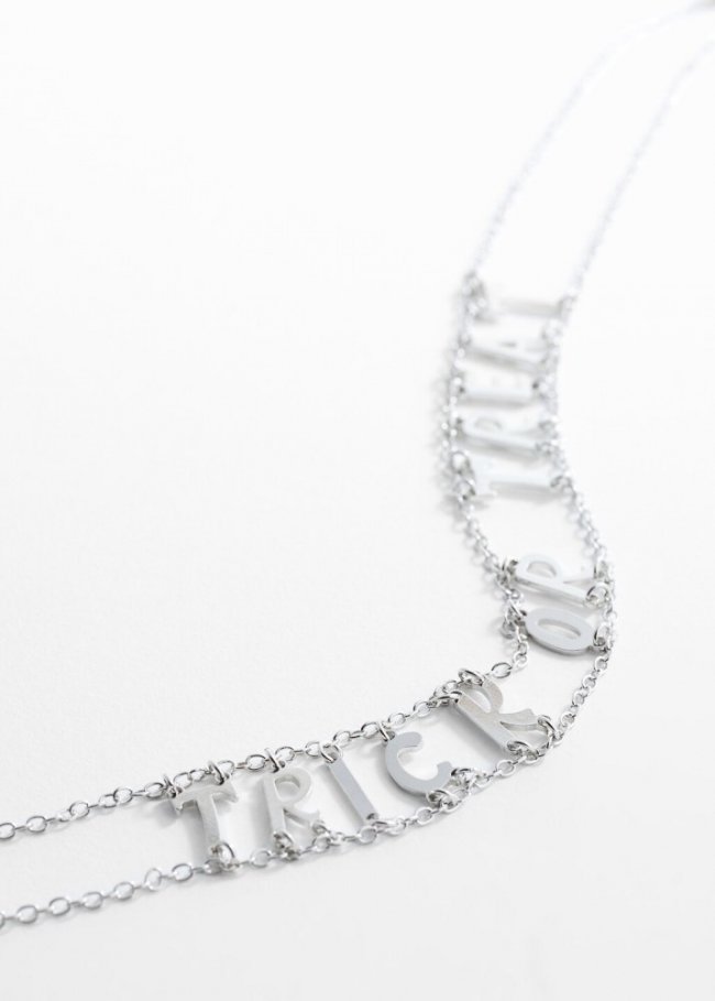 Mango Choker Halloween - Plata