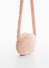 Mango Bolso borreguito - Rosa palo