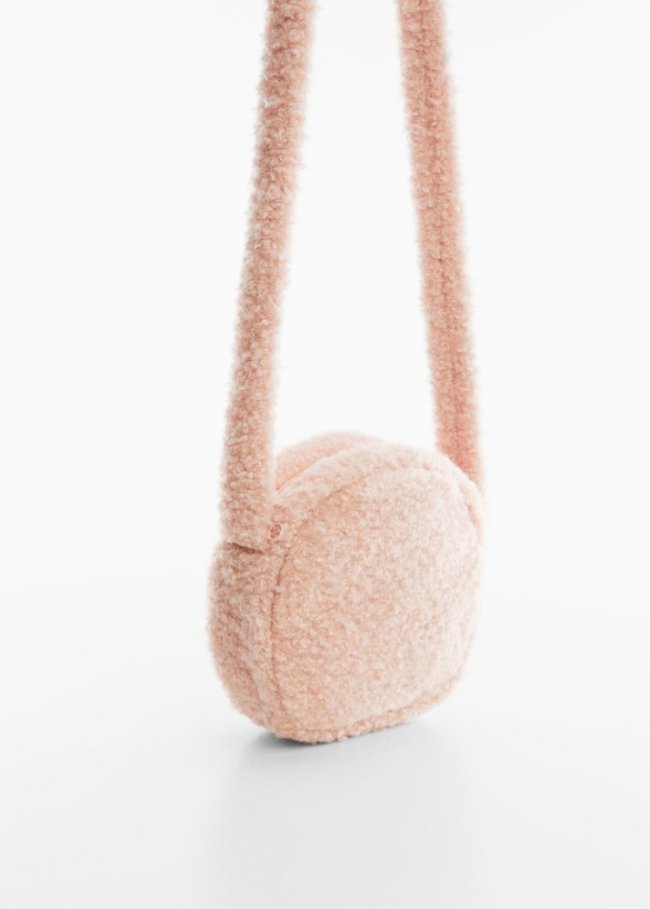 Mango Bolso borreguito - Rosa palo