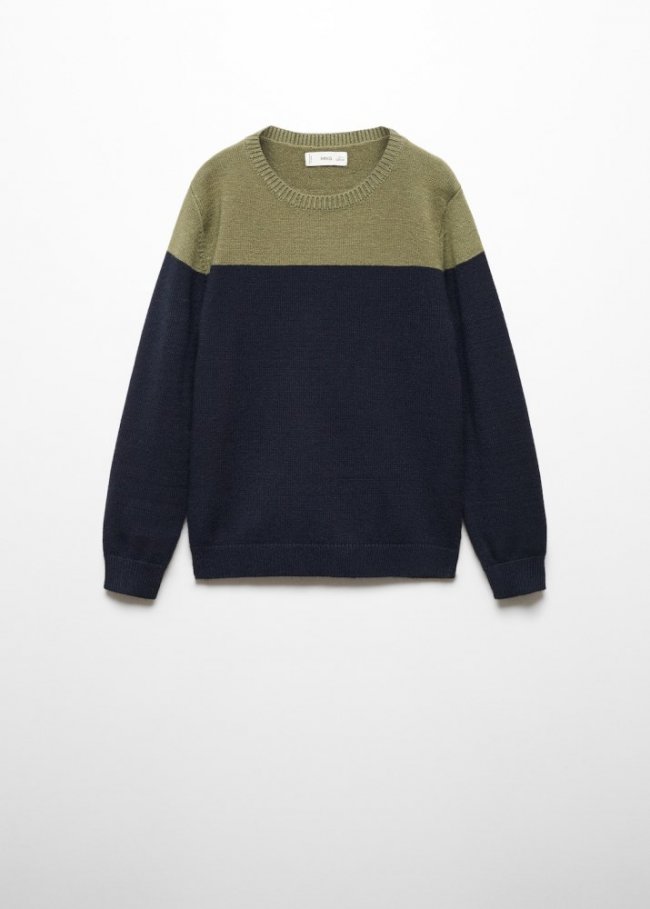 Mango Jersey punto fino - Azul marino