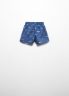 Mango Bañador estampado motos - Azul marino oscuro