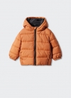 Mango Anorak acolchado - Rojo anaranjado