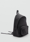 Mango Mochila bolsillo frontal - Gris medio vigoré