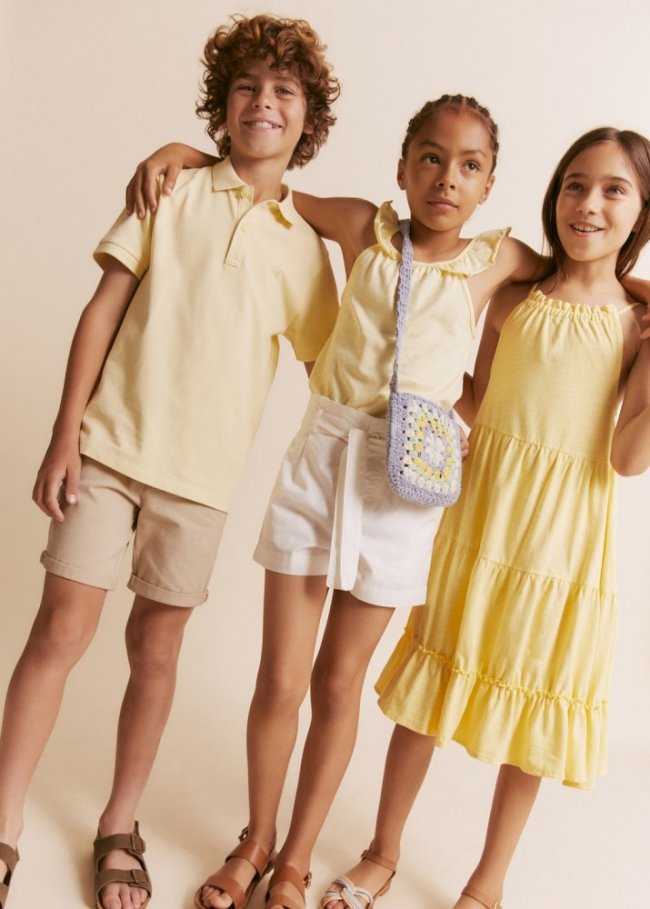 Mango Bermudas estilo chino - Beige