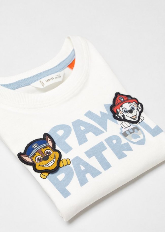 Mango Camiseta Patrulla Canina - Blanco roto