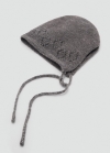Mango Gorro punto lana - Gris medio vigoré
