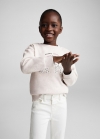 Mango Jeans skinny algodón - Blanco roto