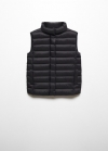 Mango Chaleco acolchado - Negro