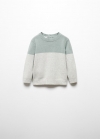 Mango Jersey punto combinado - Gris medio vigoré