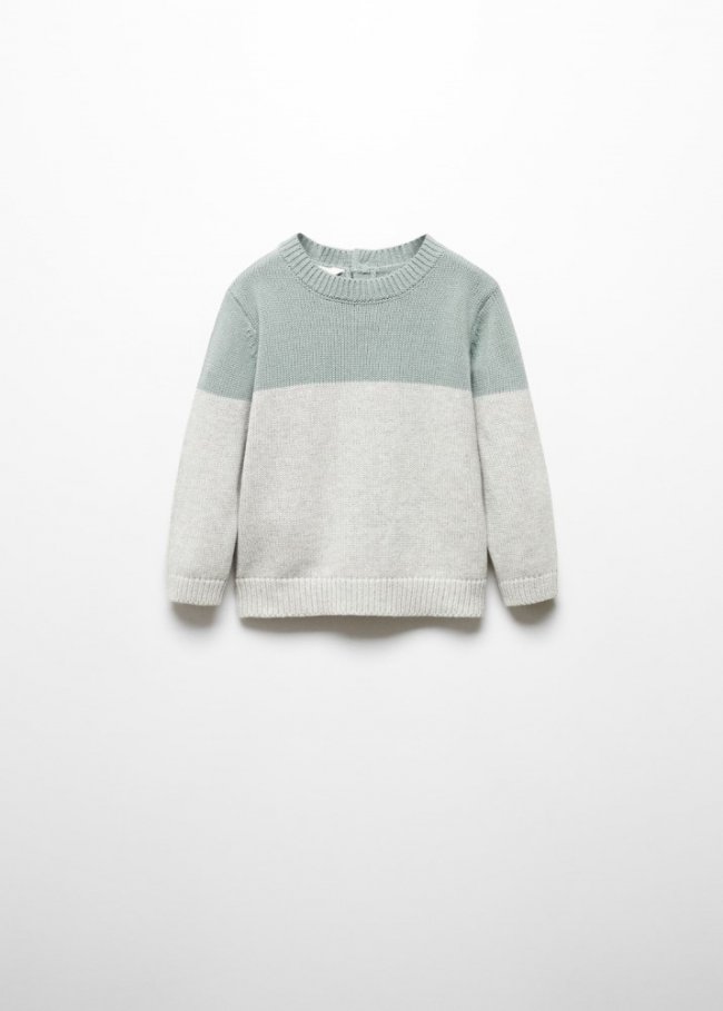 Mango Jersey punto combinado - Gris medio vigoré