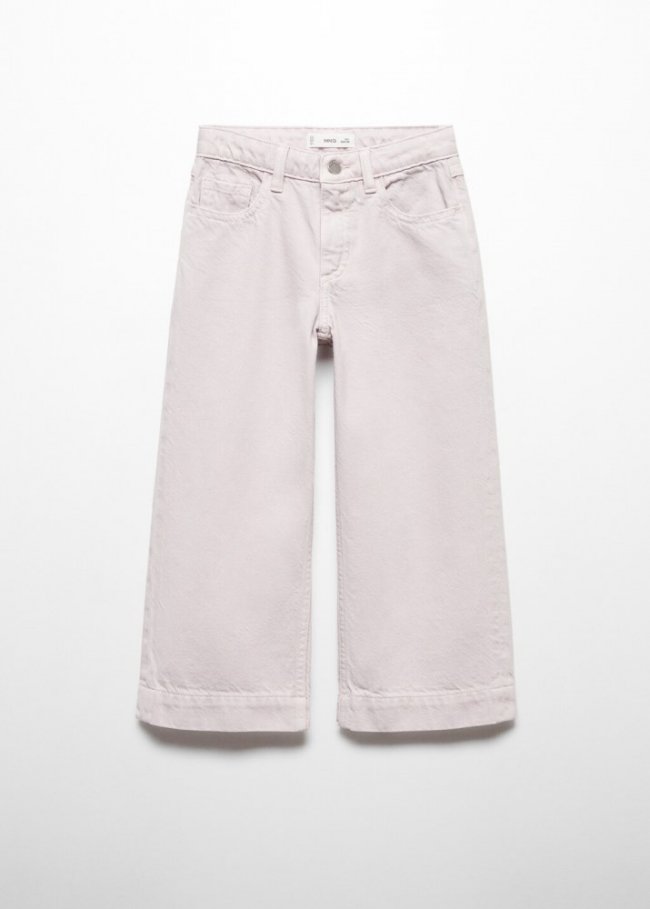 Mango Jeans culotte - Morado claro/pastel