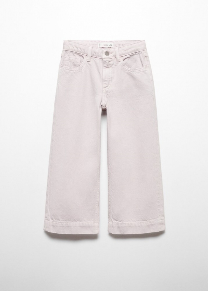 Mango Jeans culotte - Morado claro/pastel