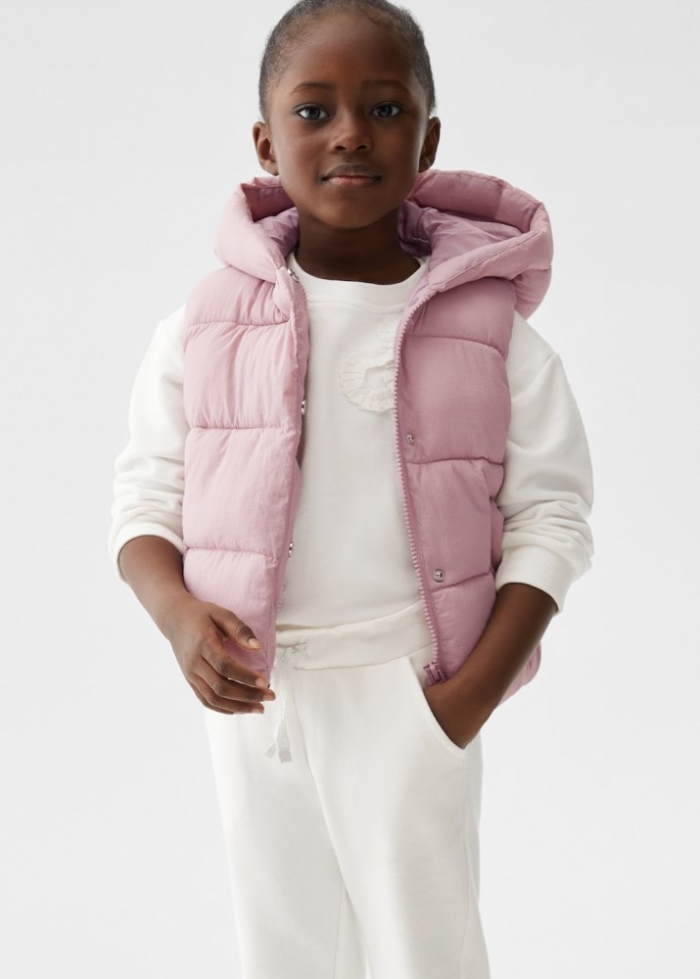 Mango Pantalón jogger algodón - Blanco roto